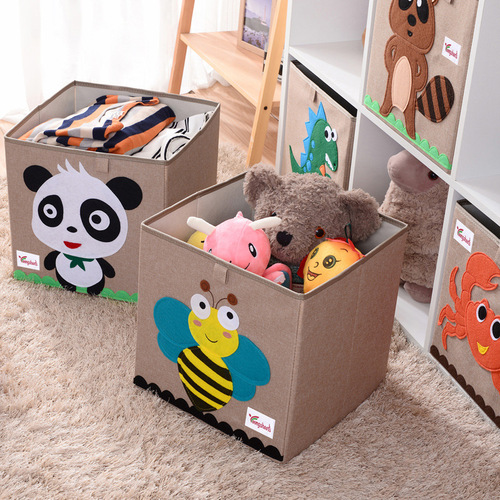 Home wardrobe storage storage box baby clothing children's toy storage box foldable thickened fabric storage box