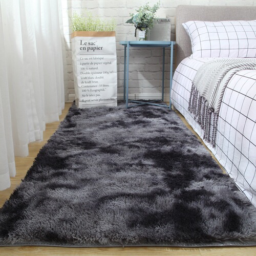 Manufacturer wholesale tie-dye carpet, bedroom bedside blanket, Nordic ins style plush blanket, thick cushion, living room coffee table blanket