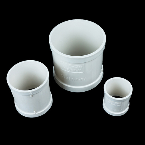 PVC stepless direct drainage pipe rapid emergency repair leak patch direct head fitting no step ring seamless direct connection direct