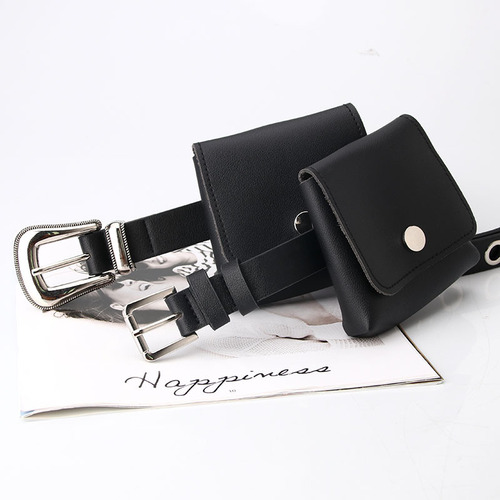 New Personal Hip-Hop Style Versatile Chain Mini Waist Bag Belt Mini Crossbody Bag Fashion Hip Belt Trendy