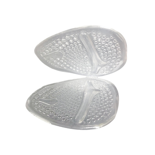 Anti-wear and comfortable forefoot pad silicone comfortable self-adhesive half size soft shock-absorbing and pressure-resistant manufacturer wholesale