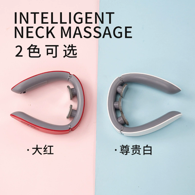 Smart Electric Neck & Shoulder Massager, Rechargeable, Heating and Multi‑Mode