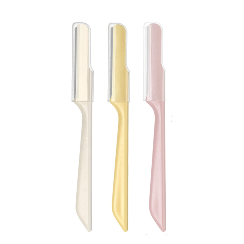 Eyebrow Trimming Razor Blades,Women's Razor Blades,Beginner's Anti-scratch Eyebrow Razor Set,3-piece Beauty Tool,Universal For Men