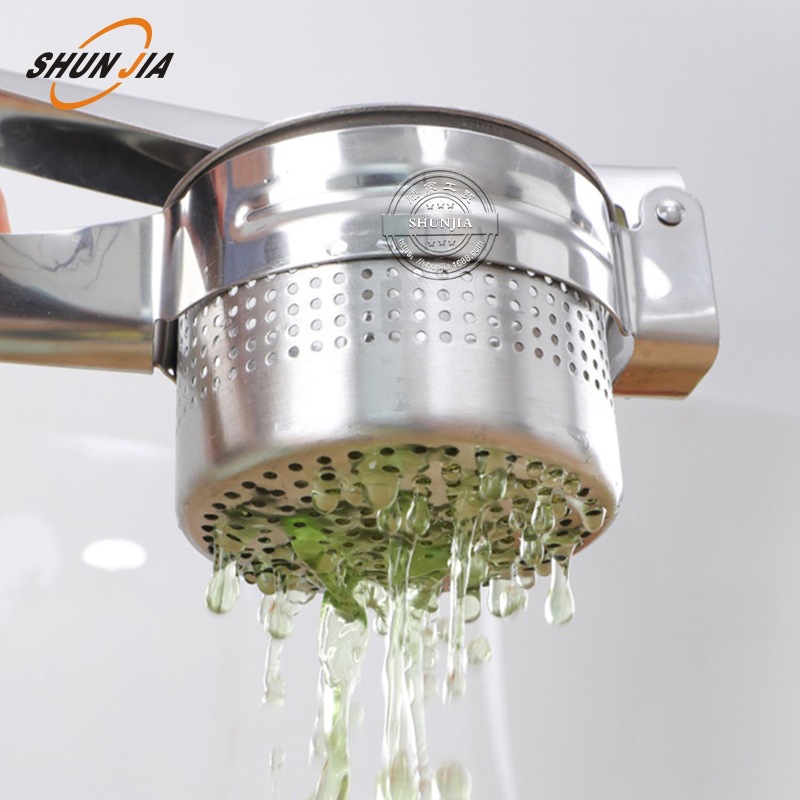 Acero inoxidable exprimidor manual de la patata exprimidor de limón prensa de barro prensa de ajo cocina vegetal Prensa