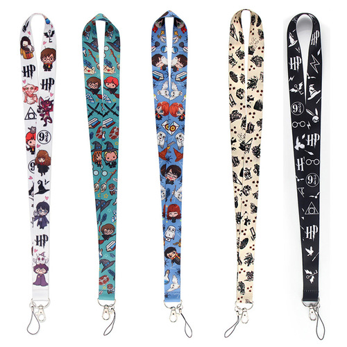 Magic Academy Cartoon Mobile Phone Lanyard Foreign Trade U Disk Camera ID Card Key Anti-Lost Mobile Phone Lanyard Accessories