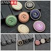 New exquisite metal buttons button button double C button decorative buckle coat button button