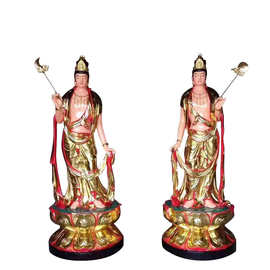 释迦牟尼佛像图片东方三圣佛像图片树脂玻璃钢日月菩萨图片
