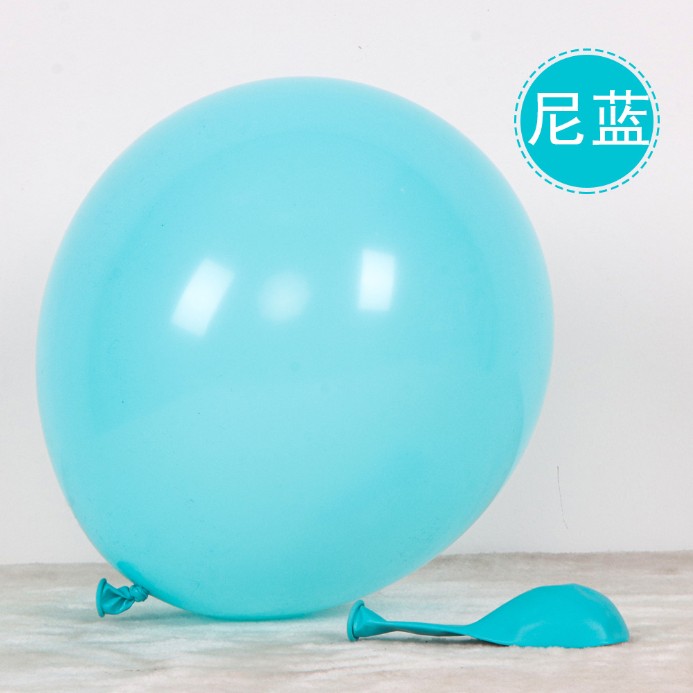 Globo decorativo Globo de látex de 12 pulgadas Decoración de fiesta al por mayor transfronteriza 2.8g Diseño de globo mate redondo