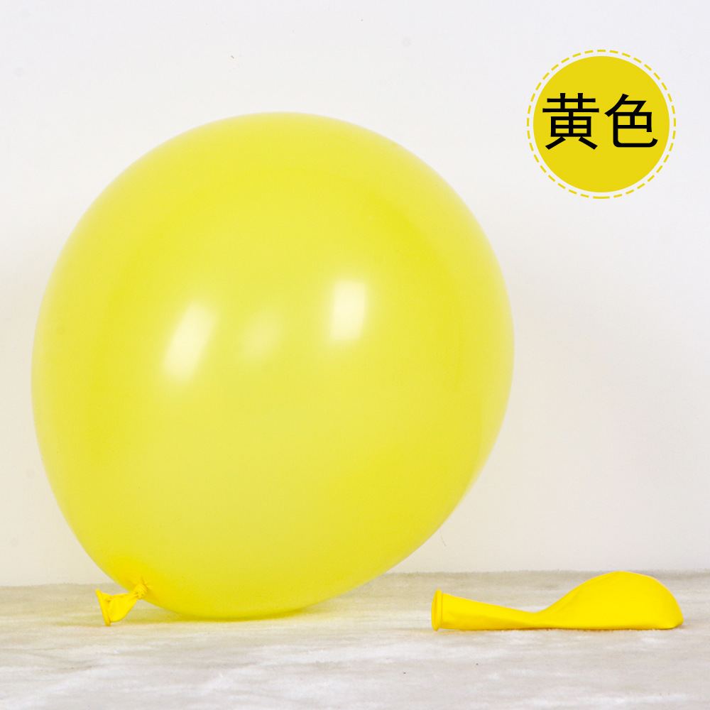 Globo decorativo Globo de látex de 12 pulgadas Decoración de fiesta al por mayor transfronteriza 2.8g Diseño de globo mate redondo