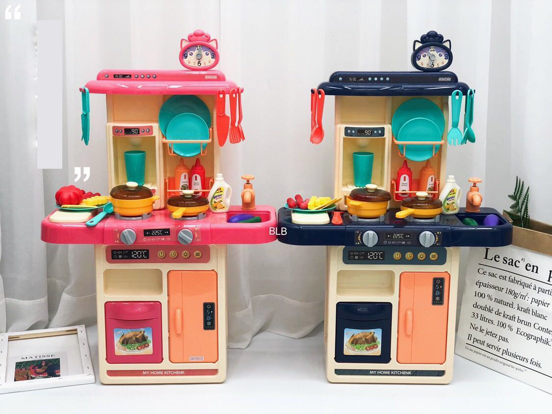 Children's realistic family smart toy with light music for boys
