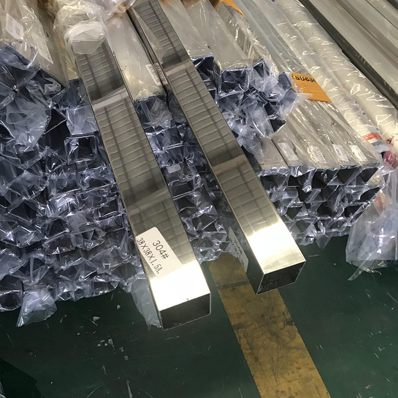 304不锈钢方管 装饰不锈钢矩形管 光亮镜面抛光拉丝方通 厂家现货