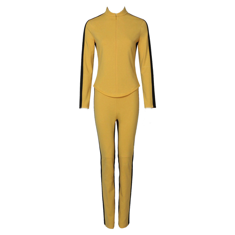 Sweet Kill Bill Cos Costume Bride Kill Bill Yellow Suit Cosplay Halloween Costume Sweet Kill Bill Cos Costume Bride Kill Bill Yellow Suit Cosplay Halloween Costume