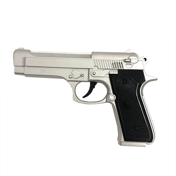 Pistol silver (bring your own 2 AA batteries)