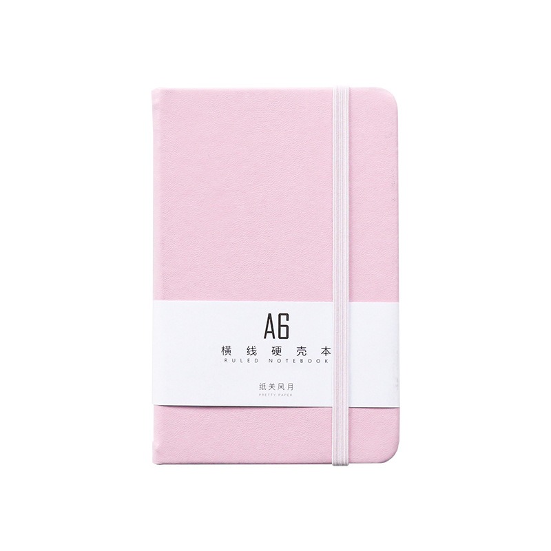 Mini cuaderno pequeño personalizado cuaderno pequeño a7 libro de bolsillo grueso con cinturón portátil bloc de notas libro de cuentas manual al por mayor