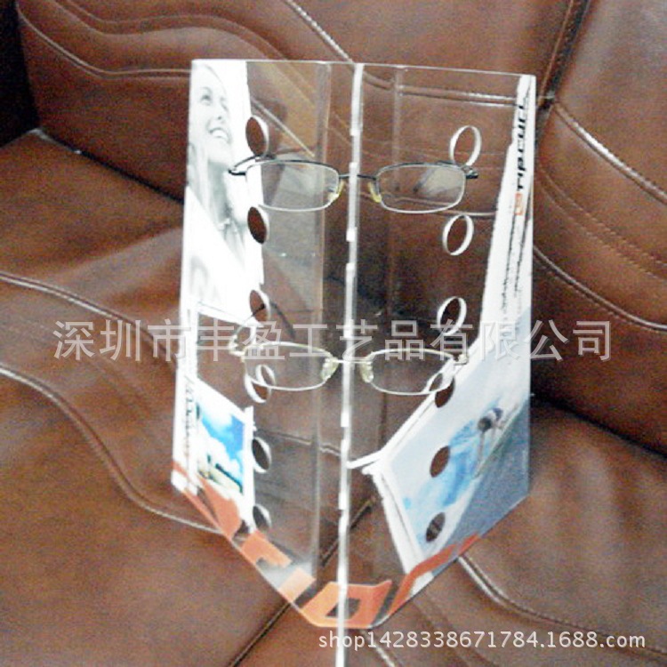 品牌专卖店柜台亚克力眼镜展示架 有机玻璃鼻托架