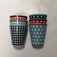 Japanese and Korean-style melamine cups, household imitation porcelain drinking cups, restaurant and school gifts, simple student water cups