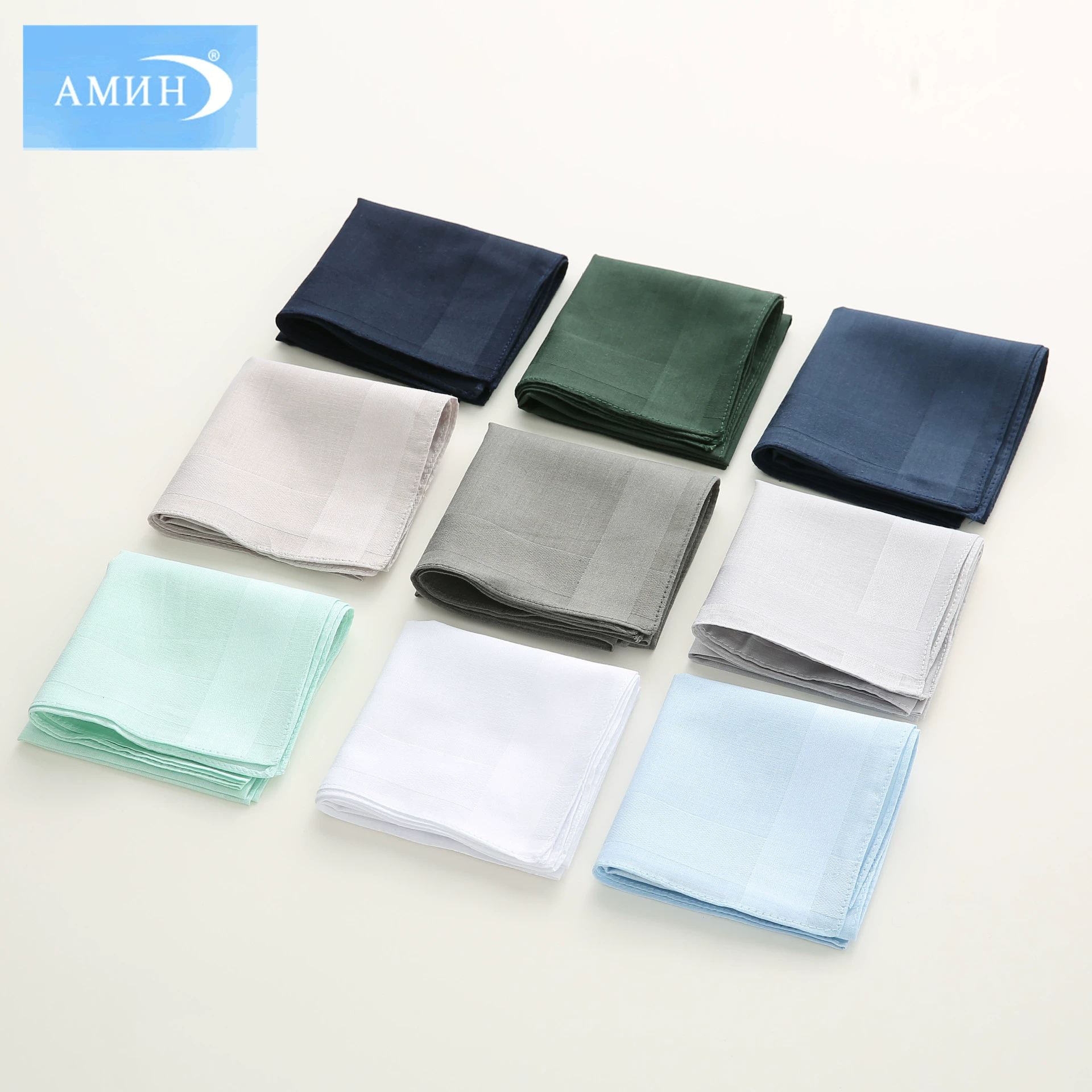 40 см хлопок, высококачественный однотонный атласный носовой платок, хлопковое мужское деловое карманное полотенце, платок, свадебный подарок, можно обработать