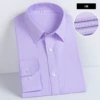 A purple grid long sleeves