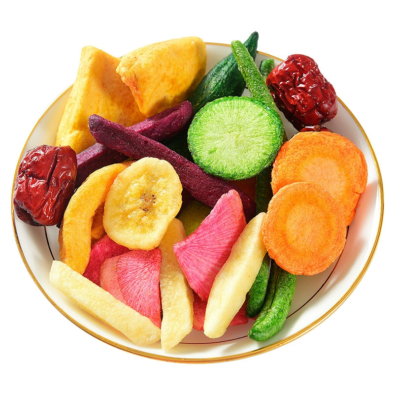 Mixed Dried Fruit & Vegetable Crisps, 500 g Assorted Dehydrated Snack Pack (Multiple Variety Options)