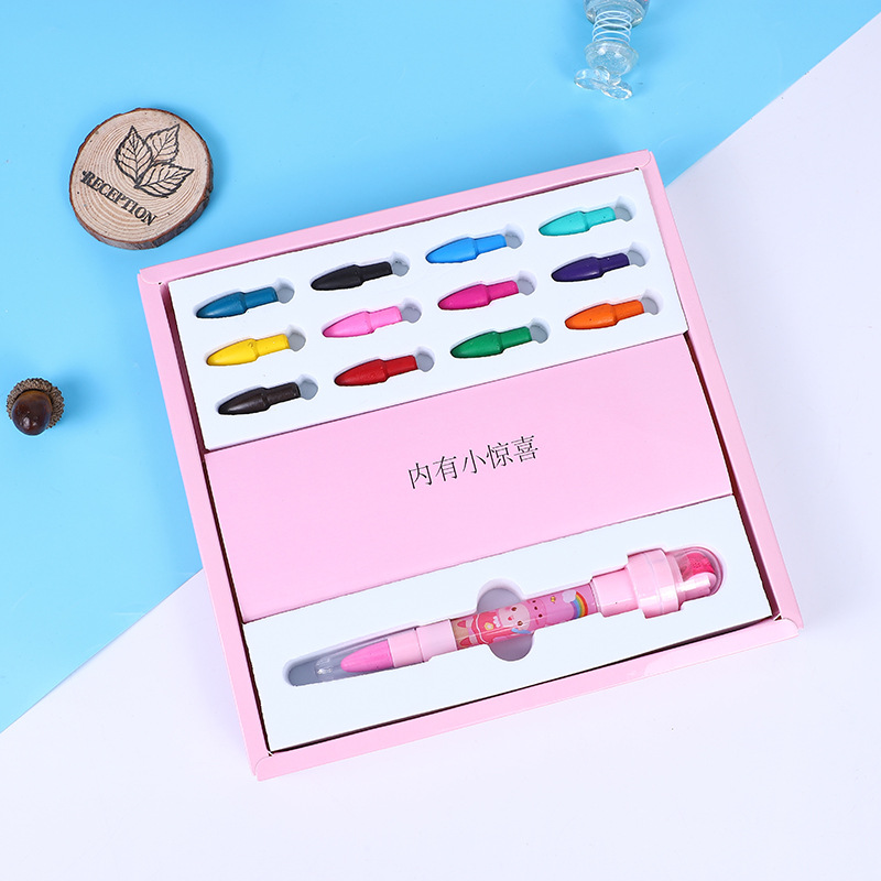 Juego de Crayones Multifuncionales para Niños de Plástico para Dibujo