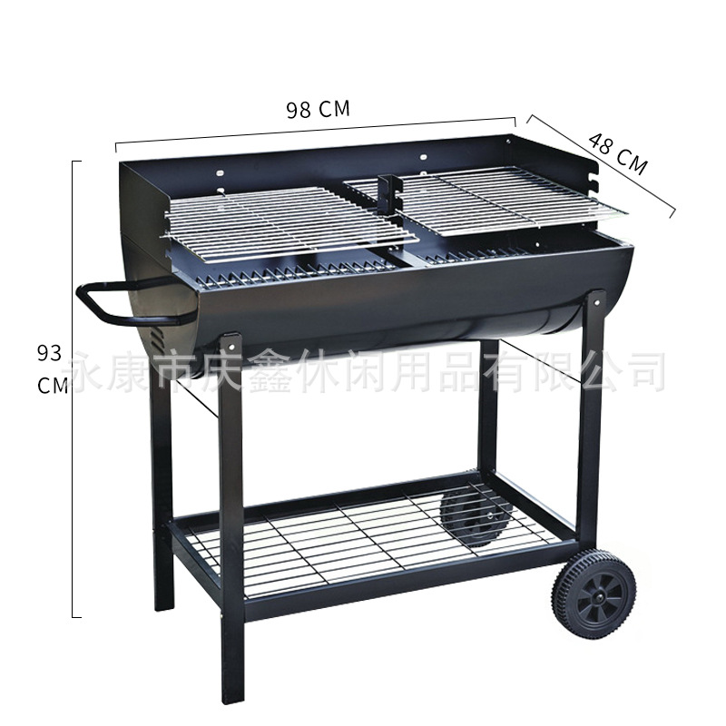 Venta directa de fábrica de gran tamaño barbacoa parrilla camping ocio fiesta barbacoa parrilla al aire libre gran barbacoa parrilla