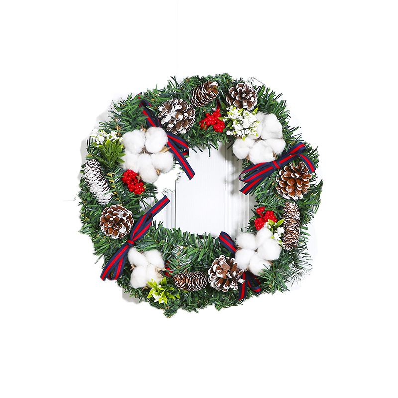 新しいクリスマス花輪アマゾン国境を越えた人気デパートホテルのリボンクリスマス圏30/40/50cm花輪|undefined