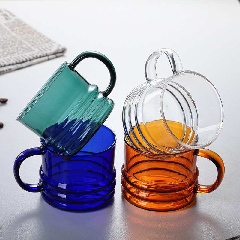 Thickened Borosilicate Glass Coffee Mug Heat Resistant Cup_voghion.com