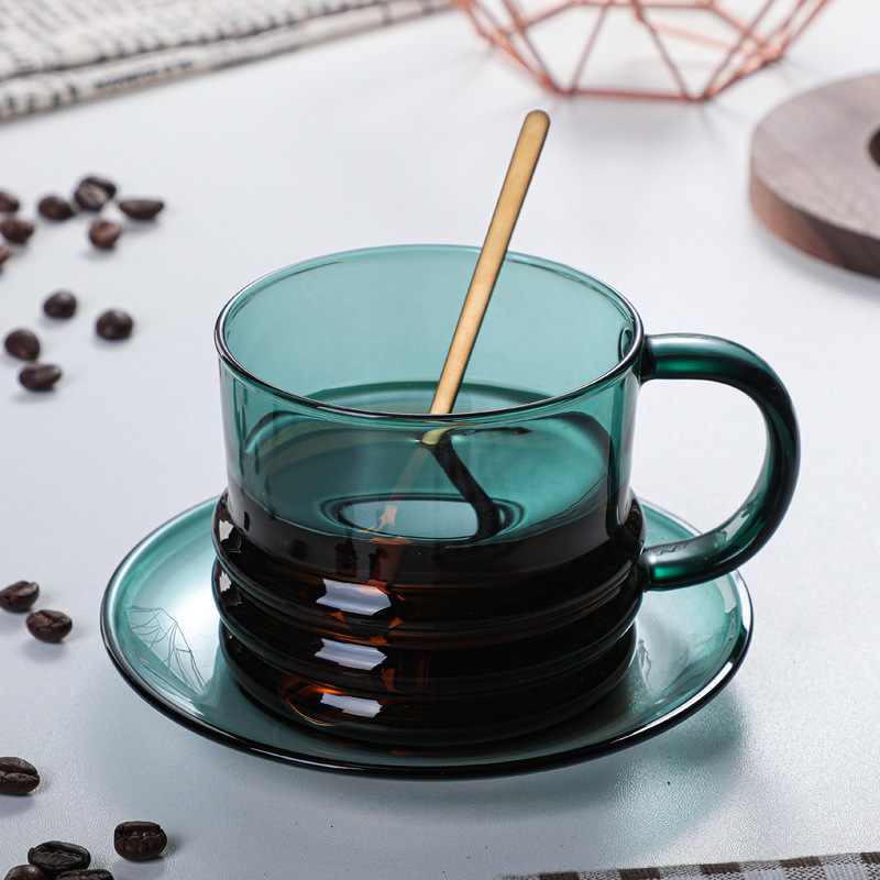 Thickened Borosilicate Glass Coffee Mug Heat Resistant Cup_voghion.com