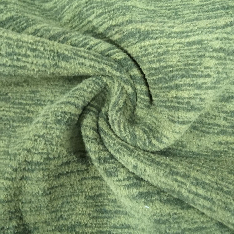 150D144F超细摇粒绒竹节摇粒绒阳离子摇粒绒双色麻灰摇粒绒