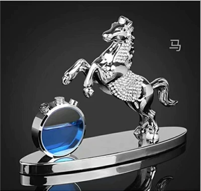 Perfplant seat, horse to success ornaments cattle - silver-horse-diamond