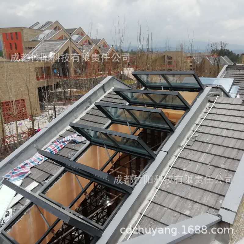 工业厂房电动天窗 厂房改造电动窗 三角形天窗三角形天窗
