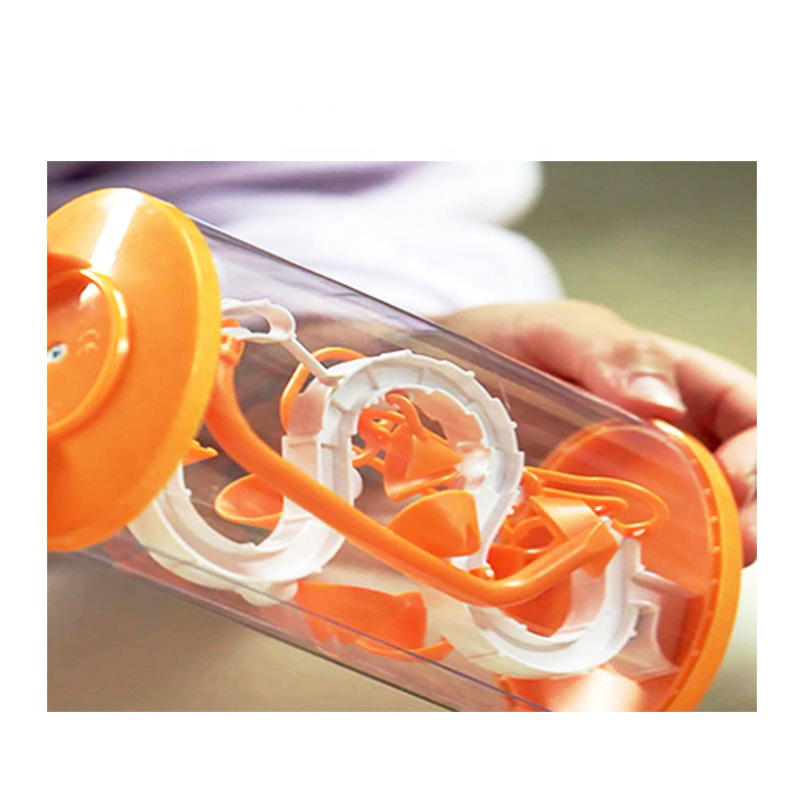 Bola de equilibrio Qizhi para niños de mano Juguete de descompresión de laberinto Entrada tridimensional 3D Juego de pelota de laberinto Laberinto
