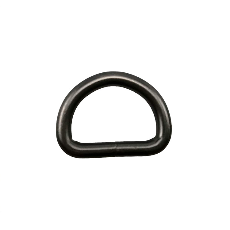 Fabricante al por mayor de accesorios para correas de bolsos: anillo en D de alambre de hierro, anillo semicircular, collar para mascotas, arnés, hebilla en forma de D de aleación de zinc