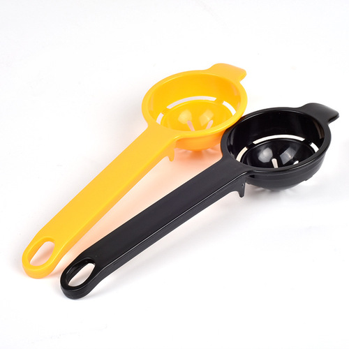 Extended handle egg white separator egg filter egg yolk protein separator kitchen baking gadget