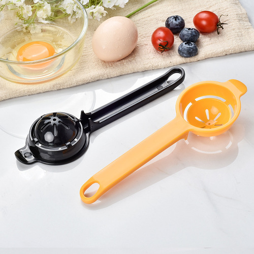 Extended handle egg white separator egg filter egg yolk protein separator kitchen baking gadget