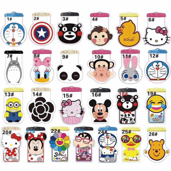 High quality cartoon mobile phone protection PVC