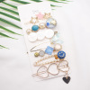 Hairgrip from pearl, brand hairpins, crab pin, hair accessory, bangs, set, internet celebrity