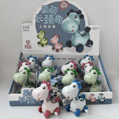 Children's wind-up chain toy, Q-version cartoon, winding sleepy giraffe, infant and toddler animal toy