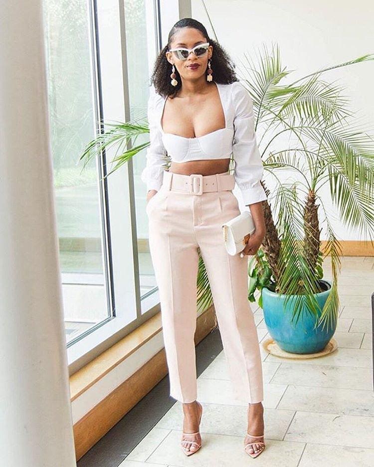 New Amazon European and American Women's Fashion Casual Professional Pants wish Independent Station Casual Pants Africa Large Size Pants