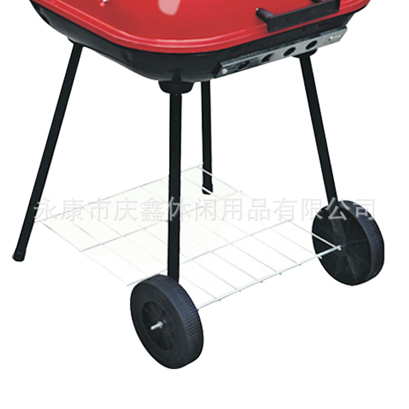 Fábrica directa hamburguesa barbacoa Parrilla portátil barbacoa parrilla al aire libre carbón partido barbacoa parrilla