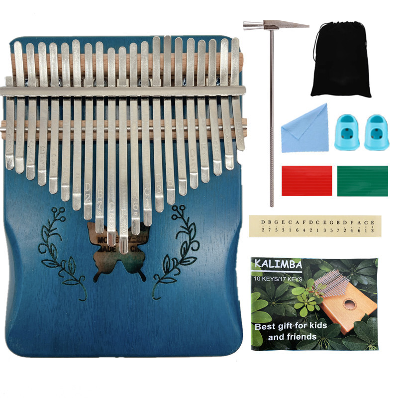 21 tono pulgar piano 17 tono 21 tono kalinba 17 tono 21 tono Kalimba exportación instrumento musical dedo piano