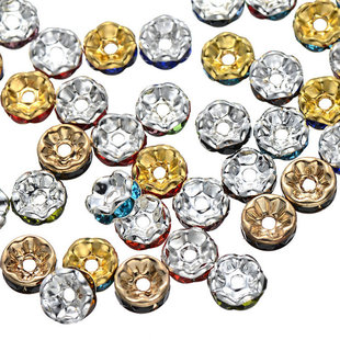 �Ʒ���diy6/8/10mm��ɫ�F�Ȧ����߅�草|Ȧ ��朸���S�����l