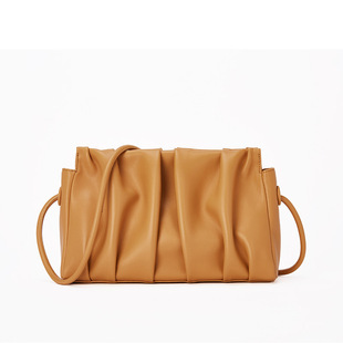 Leather one-shoulder bag, bag strap, simple and elegant design, genuine leather