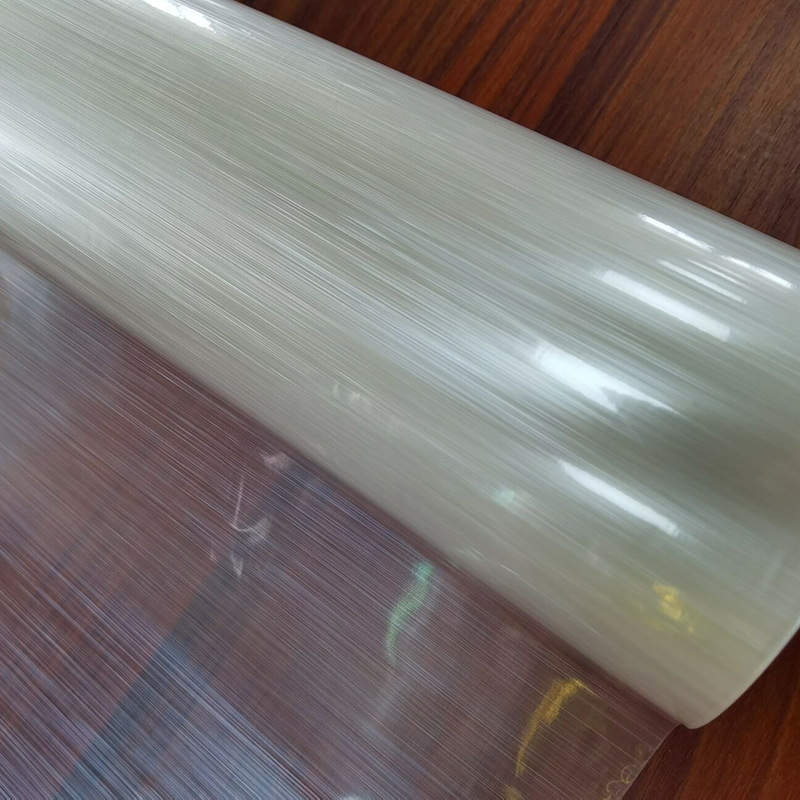 镭射透明拉丝烫金纸电化铝耐水洗烫金箔素面双面烫金银纸