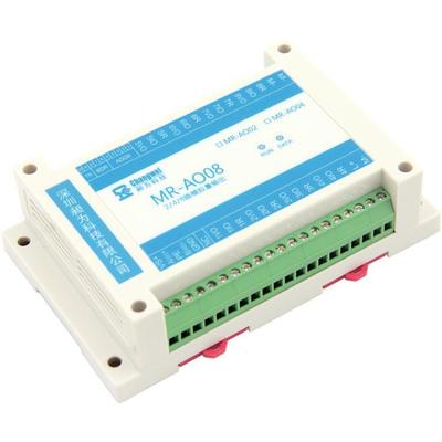 MR-AO08智能模拟量控制模块 485转八路模拟量0-5V 4-20mA信号输出