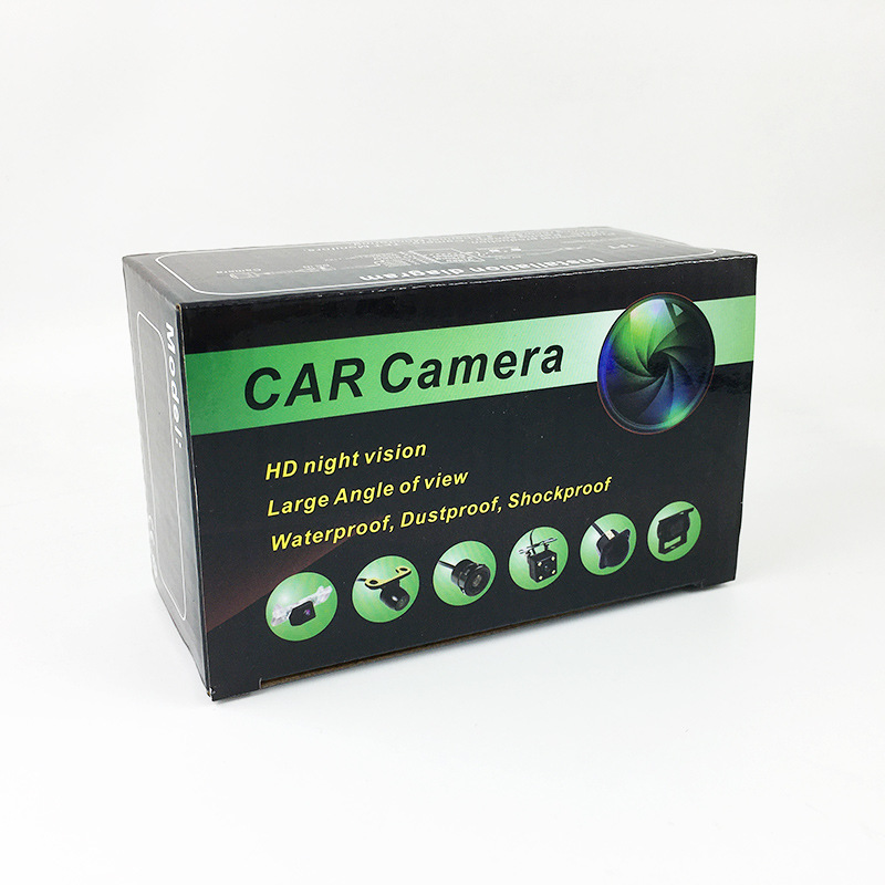 Aoliyou – CCD Four-Lamp Car Vehicle camera - 4-lamp-rear-with-green-box