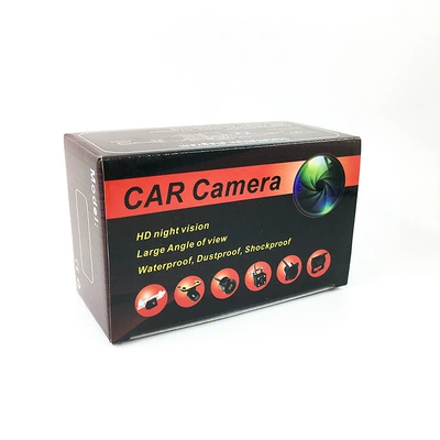 Ccd Four-Light Car Rearview Camera with 4-Pin Dashcam Opening, Four-Light Camera with Flash (Vehicle camera) - 4-lamp-back-pull-with-red-box