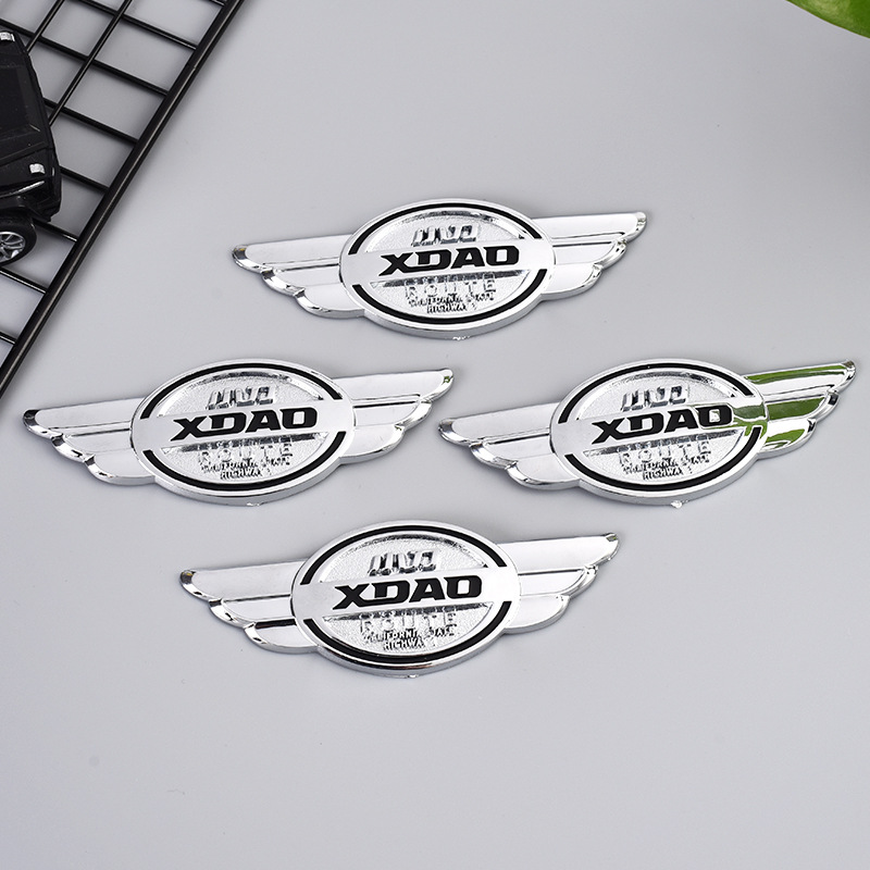 abs不锈钢车标定做三维立体标识牌腐蚀高光铝牌硬标定制