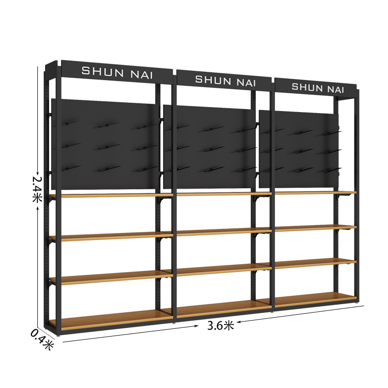 Estantes de exhibición de ropa para tienda de ropa masculina, estantes de exhibición de trajes de hierro forjado de varias capas, accesorios de exhibición de ropa