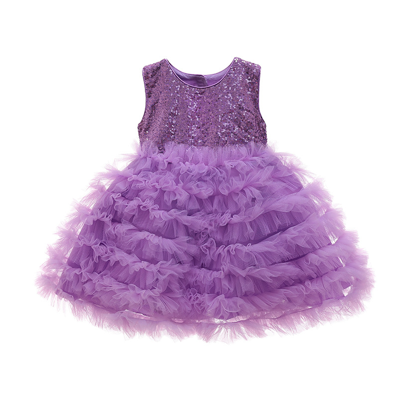 Children's brand wedding dress, European style, tulle 4